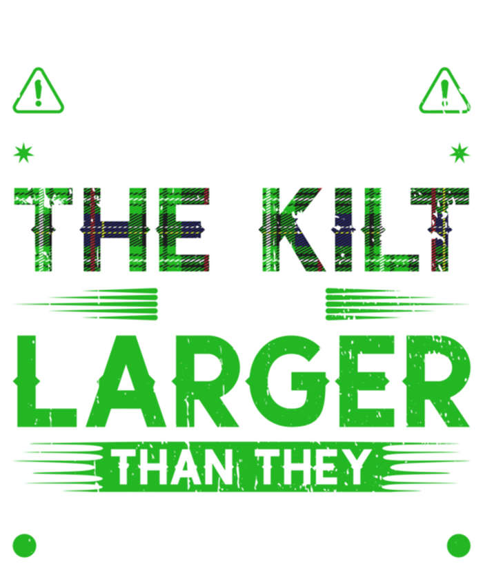 Warning Objects Under Kilt May Be Larger Scottish Irish Gift Baby Bodysuit