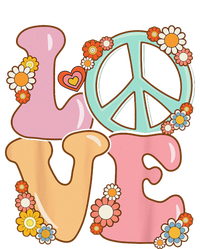 Peace Sign Love 60s 70s Costume Groovy Hippie Toddler Fine Jersey T-Shirt