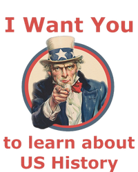 I Want You To Learn US History School Teacher Uncle Sam Baby Bodysuit