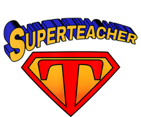 Superteacher Superhero Funny Teacher Gift Idea Women's T-Shirt