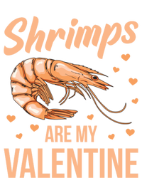 Shrimps Are My Valentine Design Prawn Fan Gift Coaster