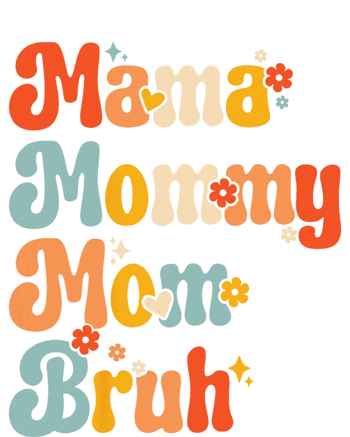 Wo Wo Mama Mommy Mom Bruh Mothers Day Vintage Funny Mother PosiCharge Competitor Tank