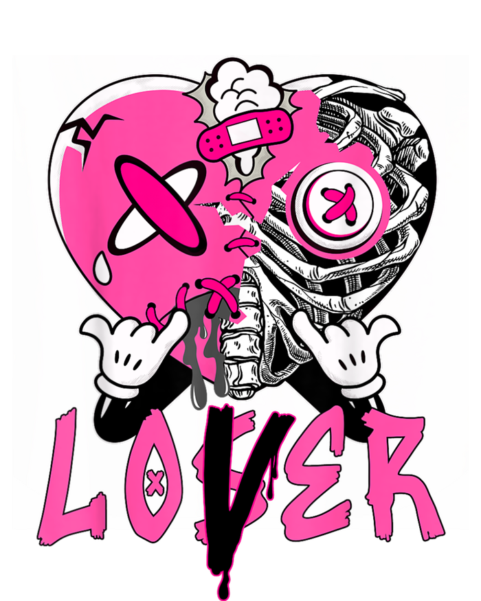 Racer Pink 5s Tee To Match Loser Lover Heart 5 Racer Blue Women's Long Sleeve Flannel Pajama Set 