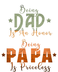 Being Dad Is An Honor Being Papa Is Priceless Gift Ceramic Bell Ornament