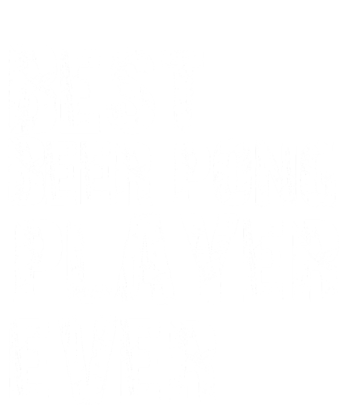 Best Beer Pong Player Ever Retro Vintage Gift V-Neck T-Shirt