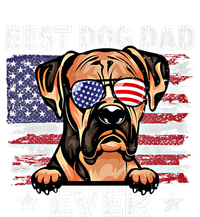 Best Boxer Dad Ever American Flag Fathers Day Gift Pom Pom 12in Knit Beanie