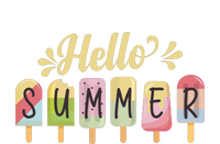 Hello Summer Vacation Ice Cream Popsicle Pastel T-Shirt