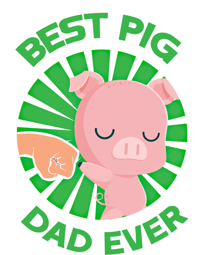 Best Pig Dad Ever Gift Tie-Dye T-Shirt