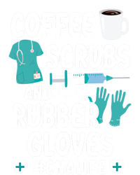 Coffee Scrubs And Rubber Gloves Cna Life Nursing Assistant Gift Short Acrylic Beanie