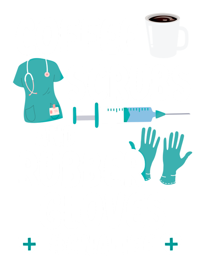 Coffee Scrubs And Rubber Gloves Cna Life Nursing Assistant Gift Short Acrylic Beanie