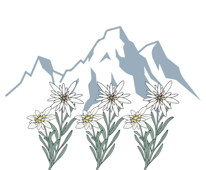 Mountains Switzerland Alps Edelweiss Basket Alpine Flower Gift T-Shirt