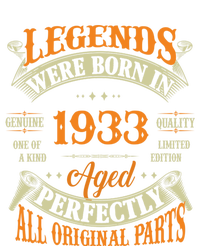 90th Birthday Tee Vintage Legends Born In 1933 90 Years Old Sweatshirt