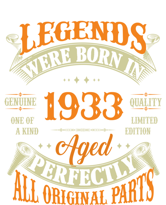 90th Birthday Tee Vintage Legends Born In 1933 90 Years Old Sweatshirt