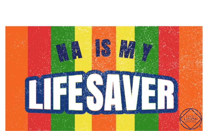 Na Is My Lifesaver Pop Art Narcotics Anonymous Aa Funny Gift T-Shirt