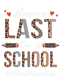 Nicu Parent Happy Last Day Of School Summer Funny Leopard Funny Gift T-Shirt