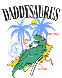 Daddysaurus Rex Daddy Saurus Dinosaur Family Vacation Beach Gift T-Shirt