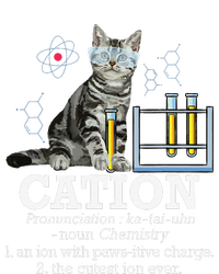 Cation Funny Chemistry Humor Science Teacher Cat Pun T-Shirt