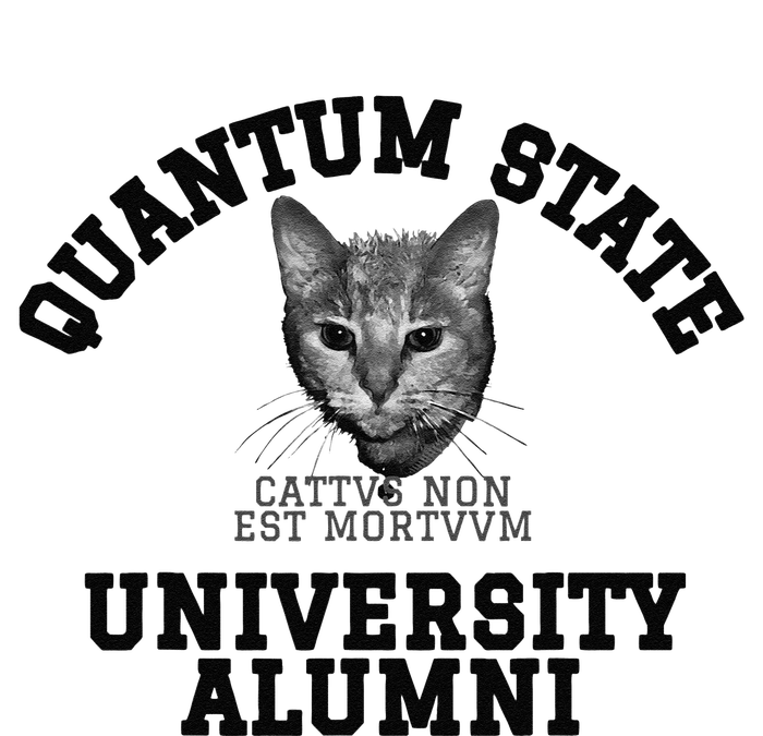 Quantum State Alumni Schrodingers Cat Funny Science T-Shirt