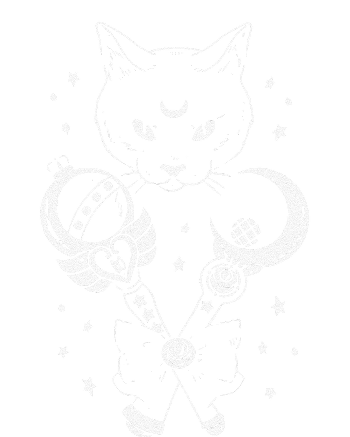 Sailor Meow Cute Moon Cat Space Magic Gothic Halloween Tall Long Sleeve T-Shirt