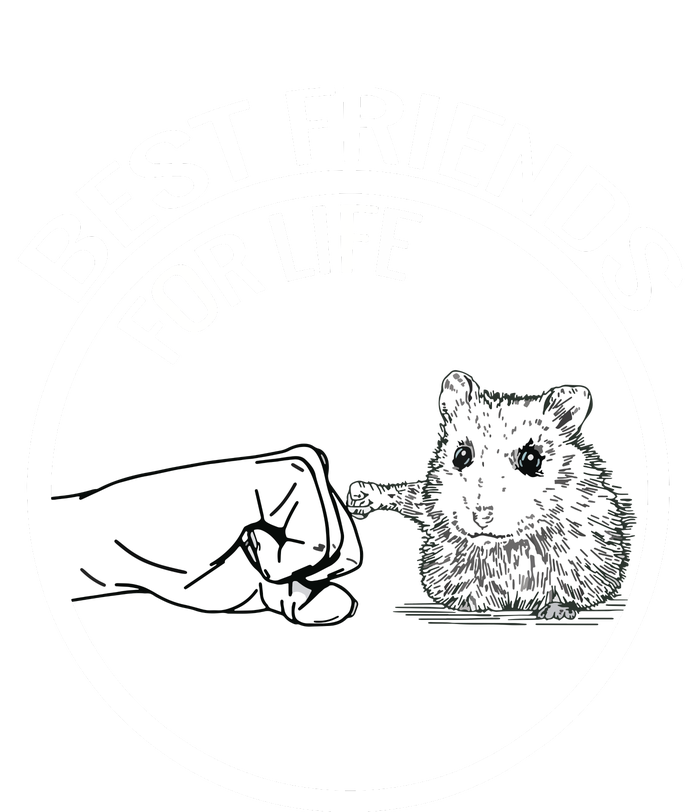 Cute Hamster Best Friends For Life Gift T-Shirt