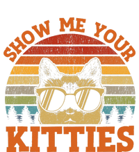 Show Me Your Kitties Funny Cat Lover Vintage Retro Sunset Gift T-Shirt