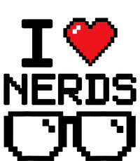 I Love Nerds For Science Or Book Lovers And Knowledge Geeks T-Shirt