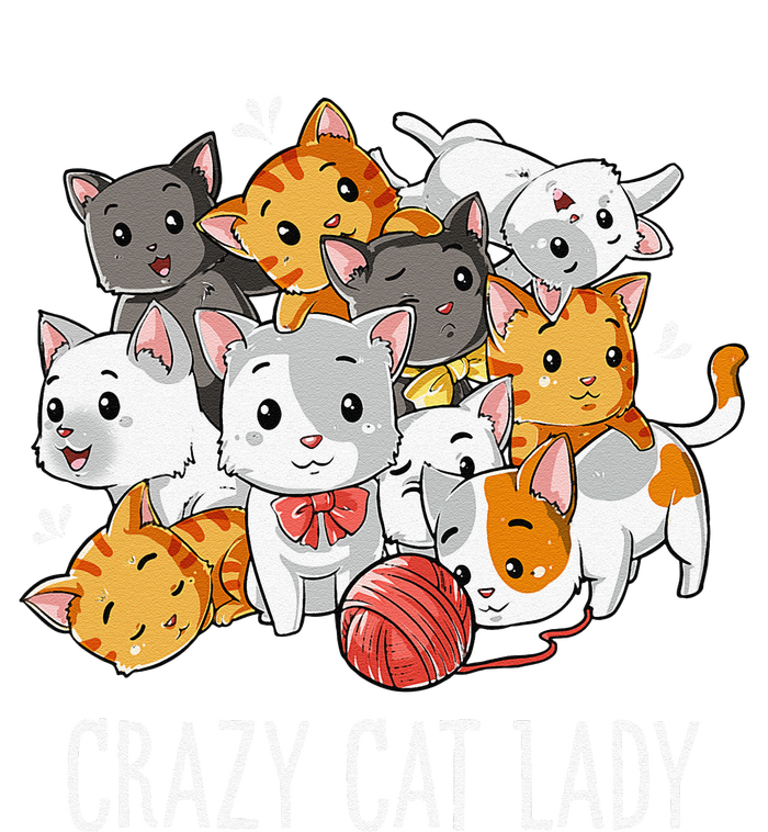 Crazy Cat Lady Funny Women Kitty Kitten Animal Lover T-Shirt