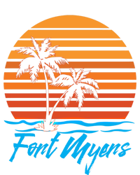 Fort Myers Sunset Palm Trees Beach Vacation Tourist Funny Gift Sweatshirt