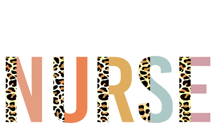 Intensive Care Nurse Leopard Print Icu Nursing School Gift Kids Hoodie