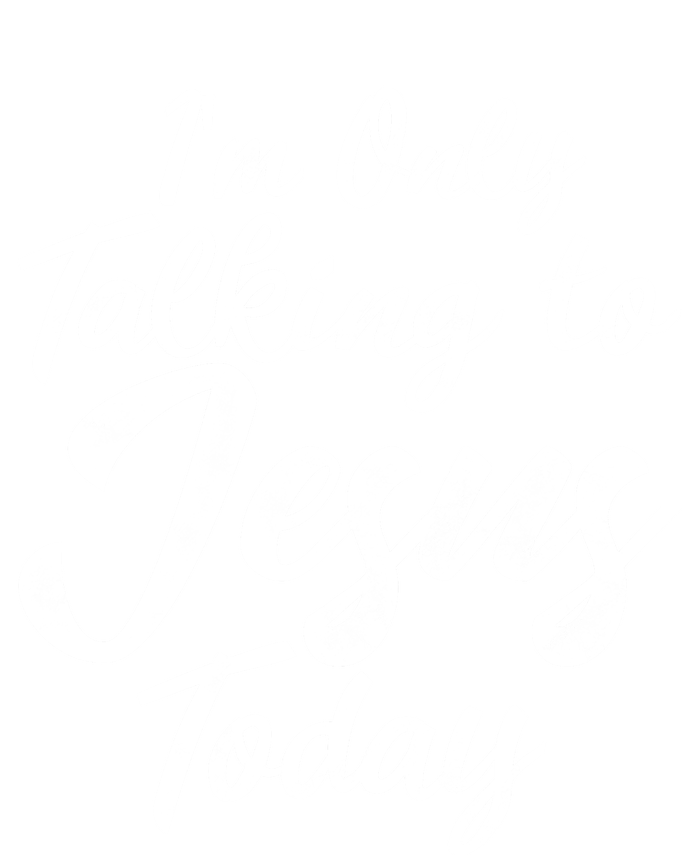 Im Only Talking To Jesus Today Inspired Christian Gift Kids Hoodie