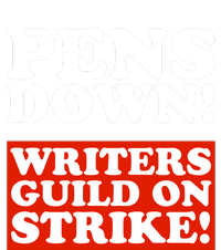 Pens Down Writers Guild On Strike Anti Ai Chatbots Wga High Crown Mesh Back Trucker Hat