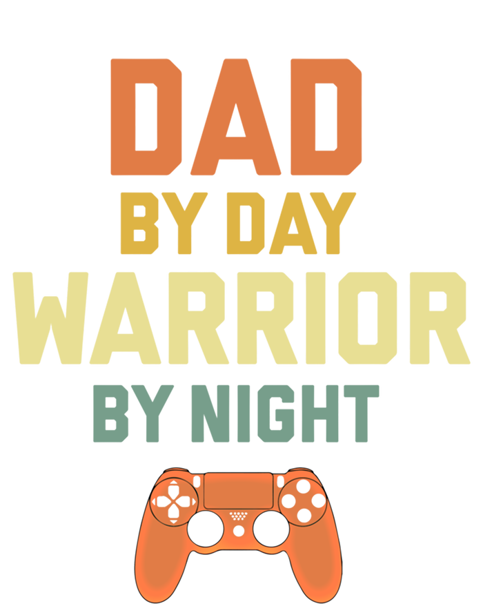 Dad By Day Warrior By Night Gamer Dad Gift Long Sleeve Shirt