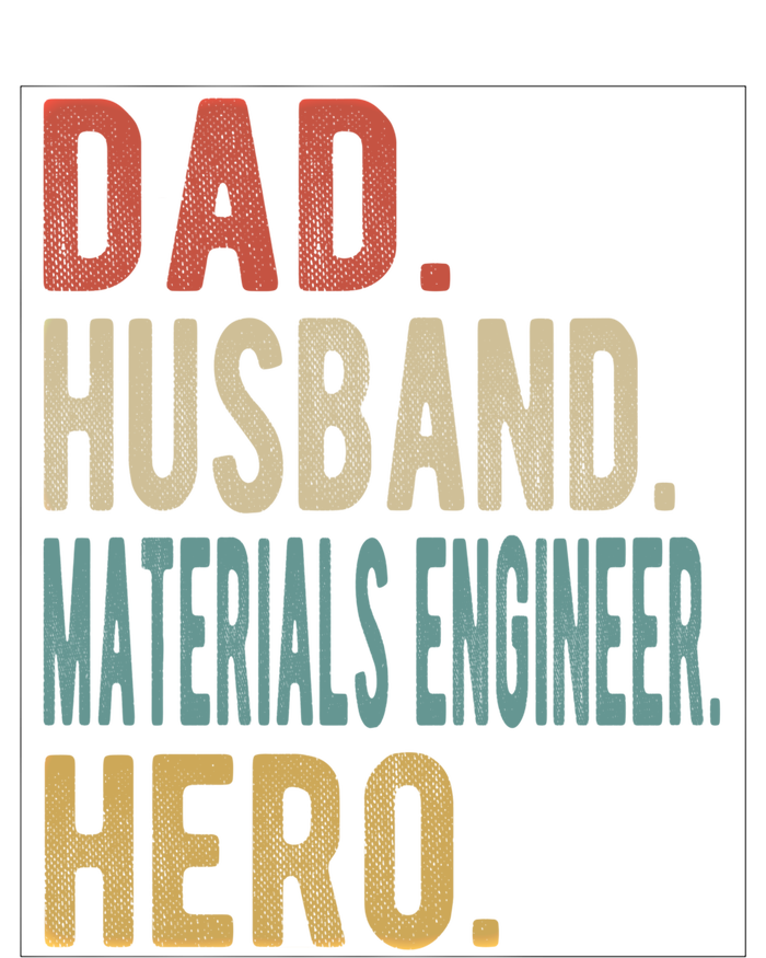 Dad Husband Materials Engineer Hero Funny Gift Women's Tri-Blend 3/4-Sleeve Raglan Shirt