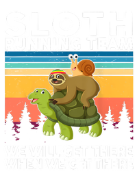 Sloth Running Team Women Men Gift Funny Running Tote Bag