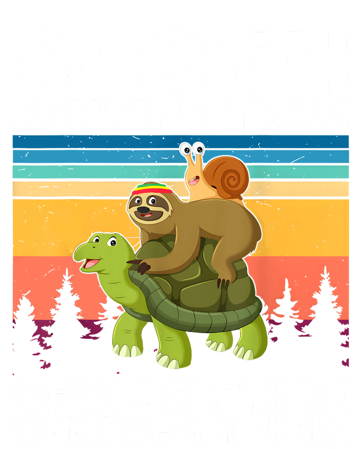 Sloth Running Team Women Men Gift Funny Running Tote Bag