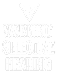 Warning Selective Hearing Funny File Sustainable Bucket Hat