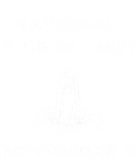 National Stem Day November 8 With Space Shuttle Cool Gift Tie-Dye Long Sleeve Shirt