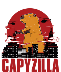 Capybara Gifts Capyzilla Funny And Lovely Animal Humor Parody Canvas