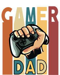 Gamer Dad Retro Vintage Gaming Fathers Day Gift T-Shirt