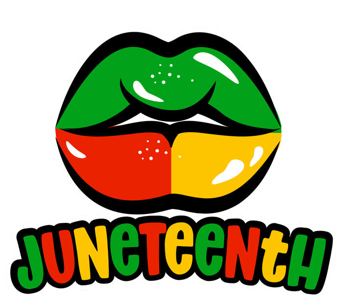 Juneteenth Lips Black History Month T-Shirt