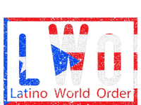 Latino world order Puerto Rico blue and red Tall Long Sleeve T-Shirt