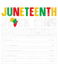 Juneteenth Black King Nutritional Facts Melanin Father Snapback Five-Panel Rope Hat