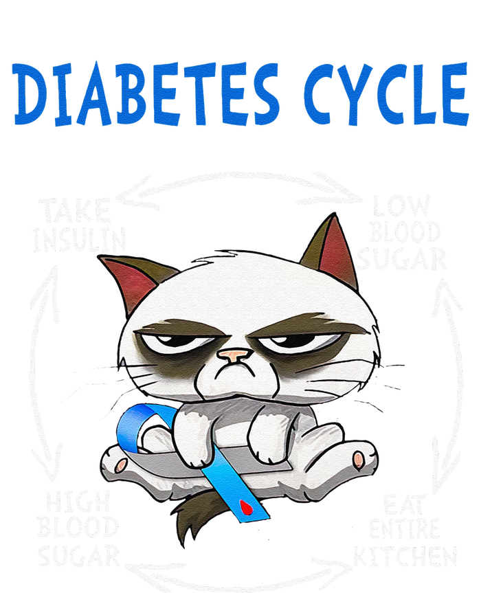 Diabetes Cycle Diabetes Awareness Funny Cat Outfits T-Shirt