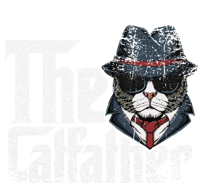 The Catfather Best Birthday Cat Dad Fathersday Funny Gift T-Shirt