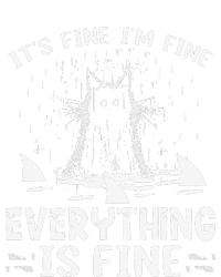 ITS FINE IM FINE EVERYTHING IS FINE CAT FUNNY T-Shirt