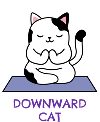 Downward Cat Cute Cat Owner Meditation Yoga Pose Cool Gift Tank Top