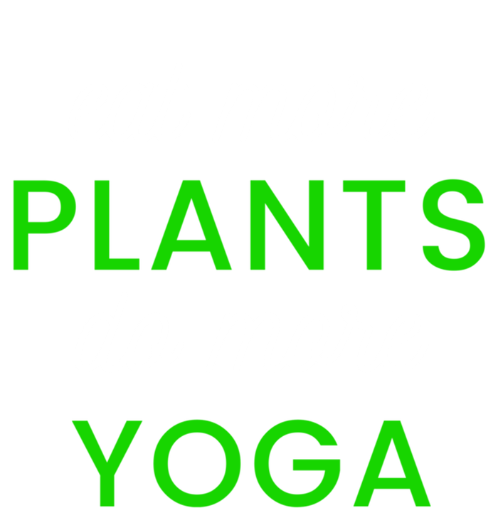 Eat More Plants Do More Yoga Funny Healthy Lifestyle Design Gift Coaster