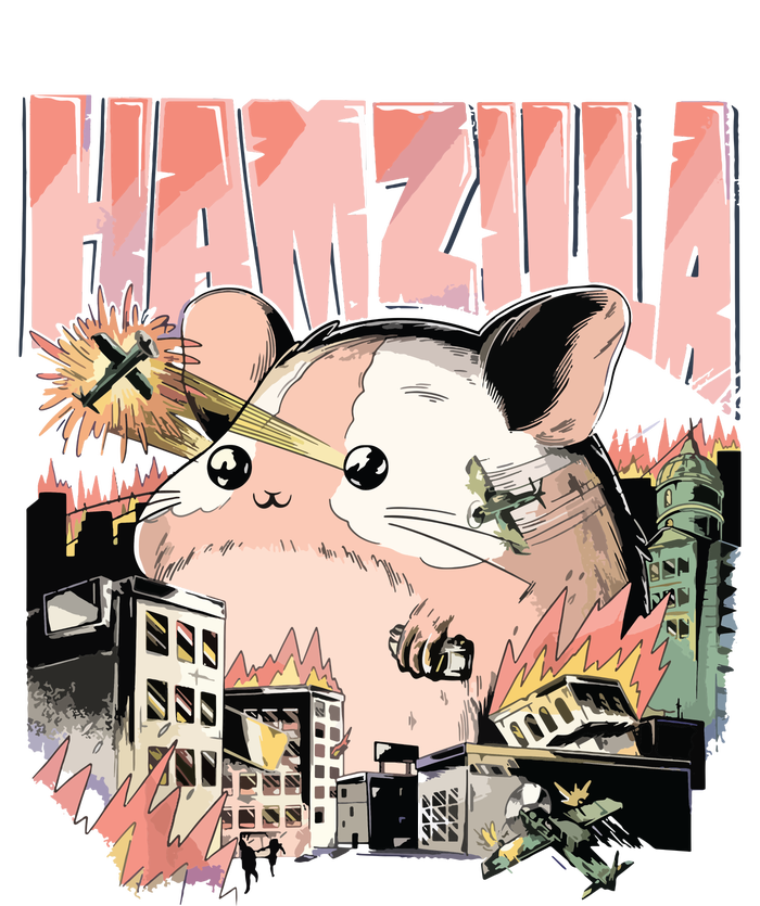 HAMZILLA Syrian Golden Roborovski Campbells Dwarf Hamster T-Shirt