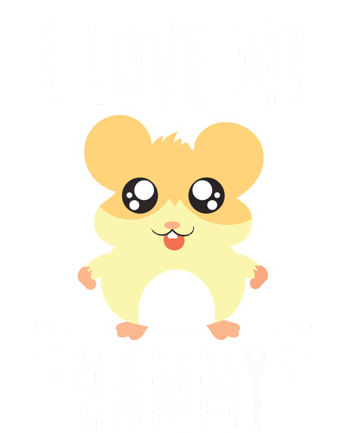 I Love My Hammy Hamster Gift Costume Outfit T-Shirt