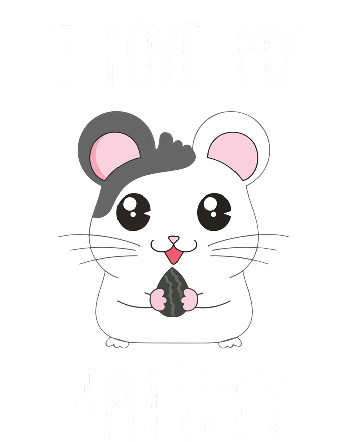 I Love My Hammy For Hamster Lovers Garment-Dyed Heavyweight T-Shirt